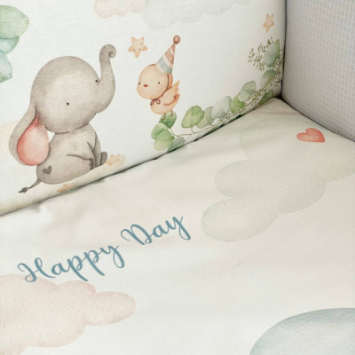 Комплект постільної білизни для новонародженого MSonya Колекція №9 Happy Day