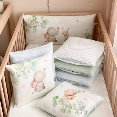 Комплект постільної білизни для новонародженого MSonya Колекція №9 Happy Day