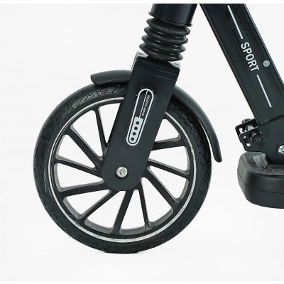 Самокат двоколісний Skyper колеса PU - 200 мм, передній амортизатор, ручне гальмо, в коробці