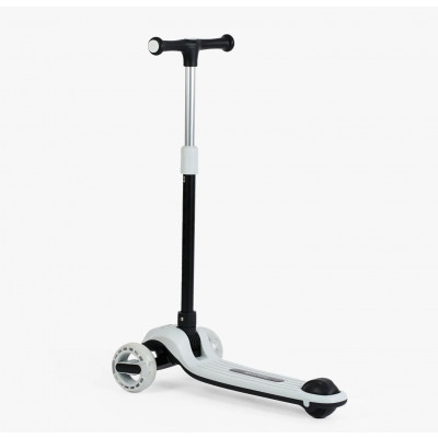 Самокат триколісний Skyper  колеса PU 125х35мм зі світлом, музика та підсвічування платформи, УКРАЇНСЬКЕ ОЗВУЧУВАННЯ, кермо складне, в пакеті