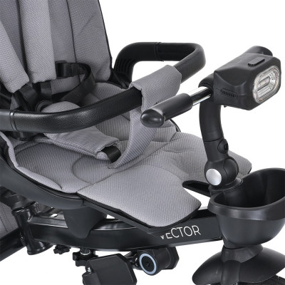 Дитячий трьохколісний велосипед з ручкою El Camino Vector ME 1162