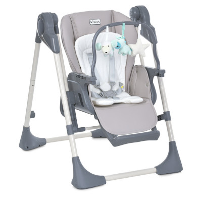 Стільчик для годування з електричною гойдалкою El Camino Swan ME 1087-G