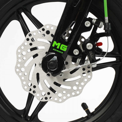 Дитячий велосипед 14" Corso CONNECT MG-14155 МАГНІЄВА РАМА, ЛИТІ ДИСКИ, ДИСКОВІ ГАЛЬМА, зібраний на 75%