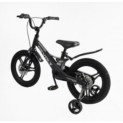 Велосипед 16" дюймів 2-х колісний Corso «REVOLT»  МАГНІЄВА РАМА, ЛИТІ ДИСКИ, ДИСКОВІ ГАЛЬМА, зібраний на 75%