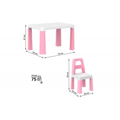 Дитячий стіл з двома стільцями ТехноK