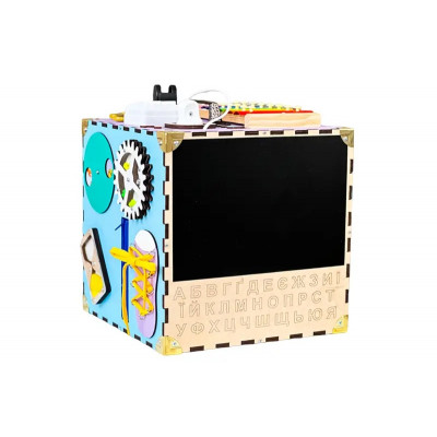 Бізікуб розвиваючий 30х30х30 см