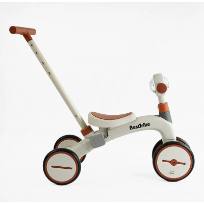 Велосипед 3-х кол Best Trike матеріал рами нейлон, колеса передні 8``, задні 6``, батьківська ручка,