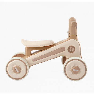 Велобіг 4-х колісний JOY  колеса 6’’ PU, рама пластикова, УКРАЇНСЬКЕ ОЗВУЧУВАННЯ та підсвічування, в коробці