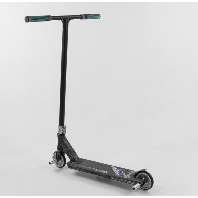 Самокат трюковий Best Scooter "CRASH" HIC-система, ПЕГІ, алюмінієвий диск і дека, колеса 110 мм PU, ширина керма - 57 см