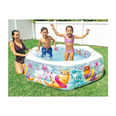 Басейн INTEX "Океанський риф" (3 секції, надувне дно) в коробці 56493 р.191*178*61см