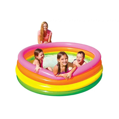 Басейн INTEX "Веселка" (4 секції, рем. комплект) 56441 168*46см