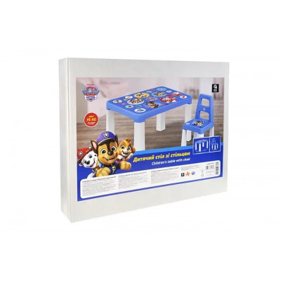 Дитячий столик зі стільцем Щенячий патруль Герої рятівники