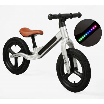 Велобіг Corso 12`` QS-33114 (1) нейлонова рама зі світлом, нейлонова вилка, колеса 12’’ пневматичні гумові