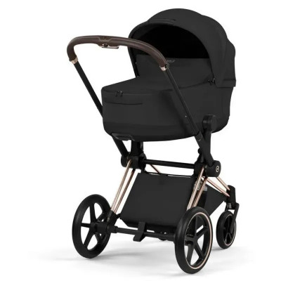 Дитяча коляска 2 в 1 Cybex Priam Style Collection 5.0 шасі Rosegold з реверсивним блоком