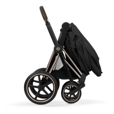 Дитяча коляска 2 в 1 Cybex Priam Style Collection 5.0 шасі Rosegold з реверсивним блоком