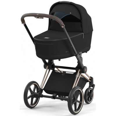 коляска 2в1 Cybex Priam 4.0 Sepia Black шасі Rosegold