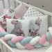 Комплект дитячої постільної білизни MSonya Art Design Зайчики