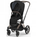 коляска 2в1 Cybex Priam 4.0 Sepia Black шасі Rosegold