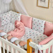Комплект дитячої постільної білизни Msonya Happy night Сердця пудрові