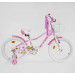 Велосипед 16" дюймів 2-х кол. "CORSO Sweety"  алюмінієва рама 9’’, ручні гальма, прикраси, зібраний на 75%