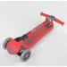 Самокат триколісний  Best Scooter, складне алюмінієве кермо, 4 колеса PU зі світлом, d = 12 см