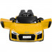 Дитячий електромобіль з музикою та світлом Audi Bambi M 3449 EBLR-6 Жовтий