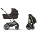 Дитяча коляска 2 в 1 Cybex Balios колір Chocolate Brown