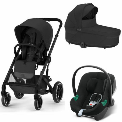 Дитяча коляска 3 в 1 Cybex Balios S Lux - Moon Black