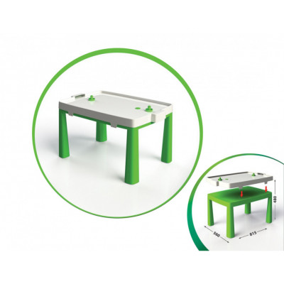 Стіл дитячий + комплект для гри - Салатовий