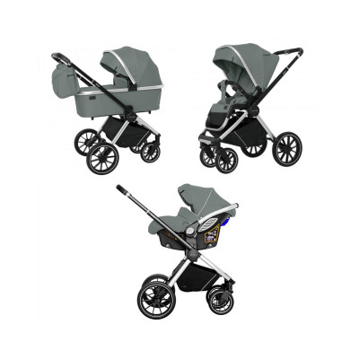 Коляска 3 в 1 Carrello Optima CRL-6504 - Nordic Green