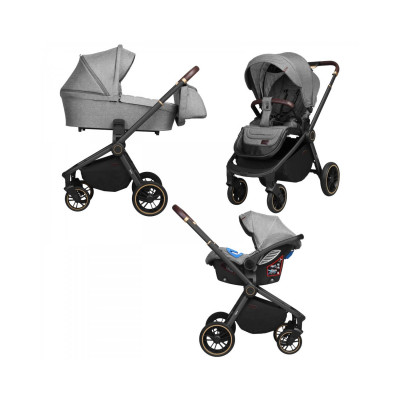 Коляска 3 в 1 Carrello Epica CRL-8511/1 - Silver Grey