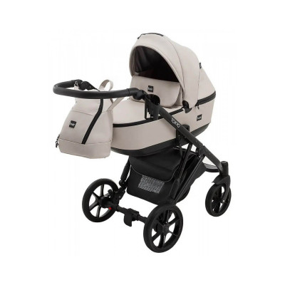 Коляска 2 в 1 Bair Tokyo - шкіра 100% 22 лате