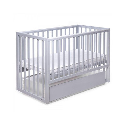 Ліжечко з ящиком DeSon Charivne (Дитячий Сон Чарівне) - Cірий