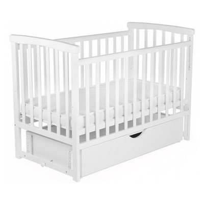 Ліжечко з ящиком DeSon Mriya (Дитячий Сон Mriya) - Білий