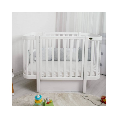 Ліжечко з маятником Angelo Magic - біла