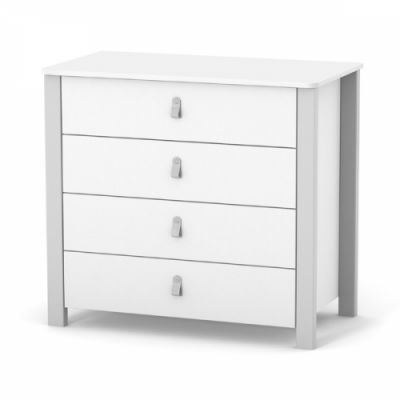 Комод Верес Монако 900 - Біло-сірий