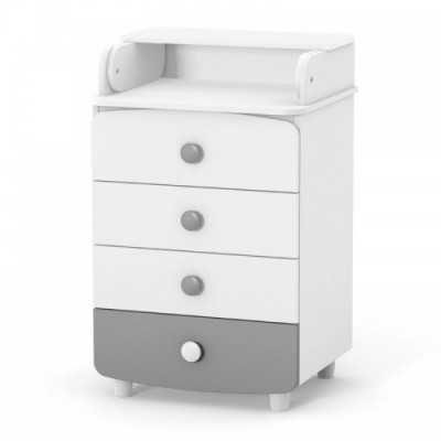 Комод-пеленатор Верес 600 ДСП - Біло-графітовий