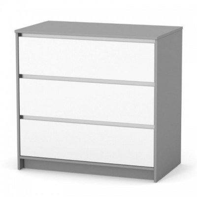 Комод Верес Берн 900 - Біло-графітовий