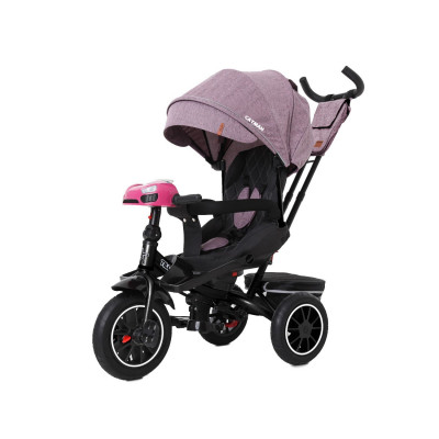 Велосипед триколісний Tilly Cayman Т-381/7 з пультом - Фіолетовий льон