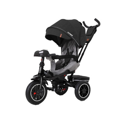 Велосипед триколісний Tilly Cayman Т-381/7 з пультом - Темно-сірий льон