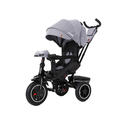 Велосипед триколісний Tilly Cayman Т-381/7 з пультом - Сірий льон