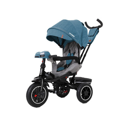 Велосипед триколісний Tilly Cayman Т-381/7 з пультом - Зелений льон