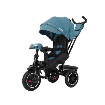 Велосипед триколісний Tilly Cayman Т-381/7 з пультом - Бірюзовий льон