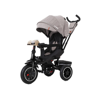 Велосипед триколісний Tilly Cayman Т-381/7 з пультом - Бежевий льон