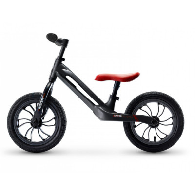 Біговел Qplay Racer з надувними колесами - Black-Red