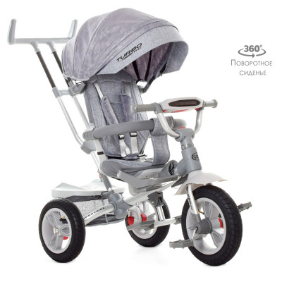 Трьохколісний велосипед Turbo Trike M 4058 - Gray (19)
