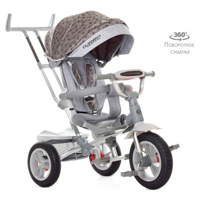 Трьохколісний велосипед Turbo Trike M 4058 - Gray (HA-23S)