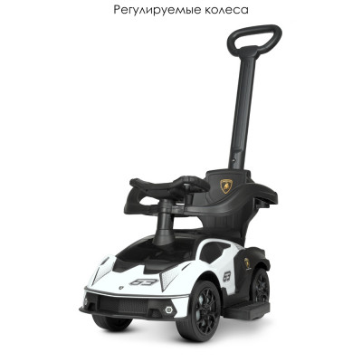 Каталка-толокар 2 в 1 Lamborghini - Білий (1)