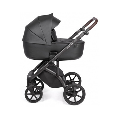 Коляска 2 в 1 Roan Bass Next - Black Pearl еко-шкіра (R-BN-BP)
