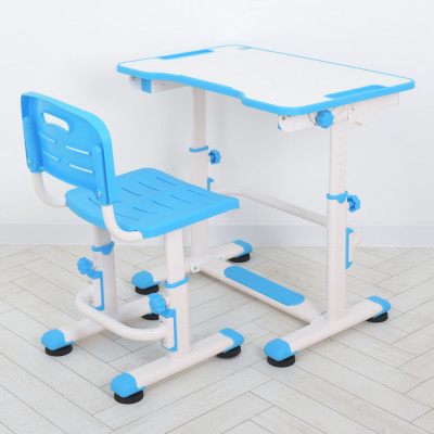 Дитяча парта зі стільцем Bambi M 4820 - Блакитний (4)